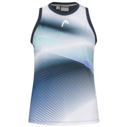 Women's top Head Performance Tank Top - navy/print perf