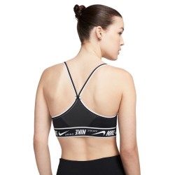 Women's bra Nike Dri-Fit Indy Logo Bra - black/black/white