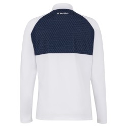 Women's long sleeve T-shirt Tecnifibre Thermo Zipper Longsleeves - white