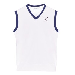 Men's vest Australian Fleece Gilet - bianco