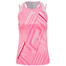 Women's top Lotto Top Ten II W Tank Printed PL - sweet rose/vivid rose