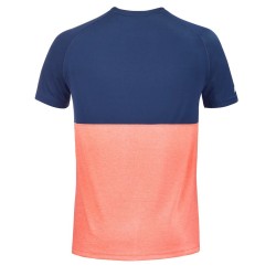 Men's T-shirt Babolat Play Crew Neck Tee Men - fluo strike/estate blue