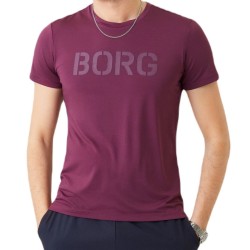 Men's T-shirt Bj_rn Borg Graphic T-shirt - grape wine