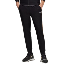 Men's trousers BOSS x Matteo Berrettini Tracksuit Bottoms In Active-Stretch Fabric With Side Strip - black