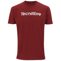 Boys' t-shirt Tecnifibre Club Cotton Tee - cardinal
