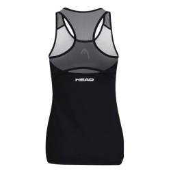 Women's top Head Play Tech Tank Top W - black/print padel