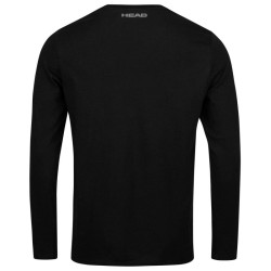 Men's long sleeve T-shirt Head Club 21 Cliff LS M - black