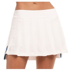 Women's skirt Lucky in Love Playing In Paradise High Low Pleated Skirt - white