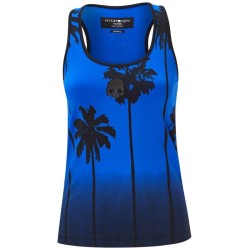 Women's top Hydrogen Palm Tank Top Woman - bluette