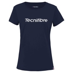 Girls' T-shirt Tecnifibre Club Cotton Tee - marine