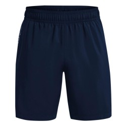 Boys' shorts Under Armour Boys' UA Woven Graphic Shorts - midnight navy/white