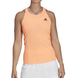 Women's top Adidas Club Tank - beam orange