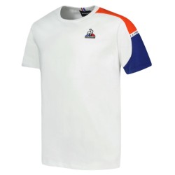 Boys' t-shirt Le Coq SAISON Tee Short Sleeve N°1 SS23 - new optical white