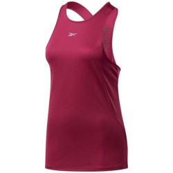 Women's top Reebok Workout Run Speedwick W - punch berry