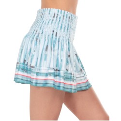 Women's skirt Lucky in Love Can't Find Me Love Long Hide Out Smocked Skirt - eucalyptus