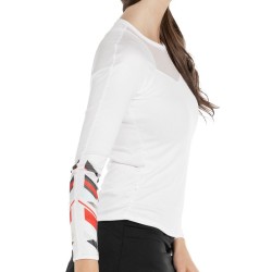 Women's long sleeve T-shirt Lucky in Love Tech It In Long Sleeve - white