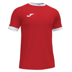 Men's T-shirt Joma Open III Short Sleeve T-Shirt - red