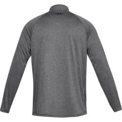 Men's long sleeve T-shirt Under Armour UA Tech 2.0 1/2 Zip - carbon heather/black