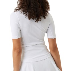 Women's T-shirt Bj_rn Borg Ace Rib T-Shirt - brilliant white