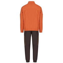 Men's Tracksuit EA7 Man Woven Tracksuit - orange/grey