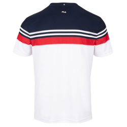 Boys' t-shirt Fila T-Shirt Malte Boys - white/fila red/navy