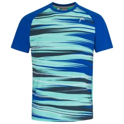 Boys' t-shirt Head Topspin T-Shirt - royal/print vision
