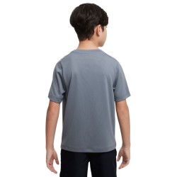 Boys' t-shirt Nike Dri-Fit Multi+ Top - smoke grey/white