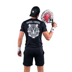Men's T-shirt Hydrogen Padel Tigers Tech Tee Man - black