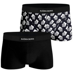 Men's Boxers Bj_rn Borg Core Trunk 2P - black/print