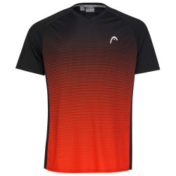 Boys' t-shirt Head TOPSPIN T-Shirt - black/print vision