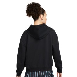 Women's jumper Nike Court Fleece Tennis Hoodie W - black