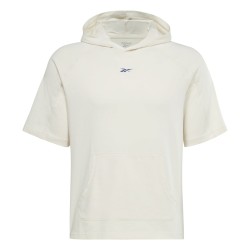 Men's T-shirt Reebok Les Mills Hooded Tee - classic white