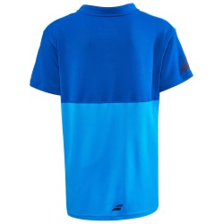 Boys' t-shirt Babolat Play Polo Boy - blue aster