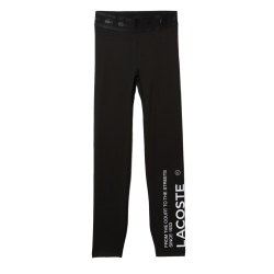 Women's leggings Lacoste SPORT Prints And Inscriptions Leggings - black/white