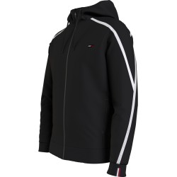 Men's Jumper Tommy Hilfiger Trim Full Zip Hoody - black