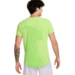 Men's T-shirt Nike Dri-Fit Rafa Tennis Top - action green/white