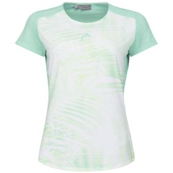 Women's T-shirt Head Tie-Break T-Shirt - pastel green/print vision