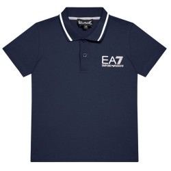 Boys' t-shirt EA7 Boys Jersey Polo Shirt - new royal blue