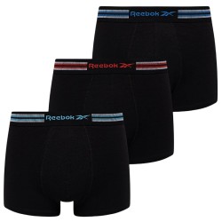 Men's Boxers Reebok Mens Trunk FARRELL 3P - black aqua/vector red/court blue
