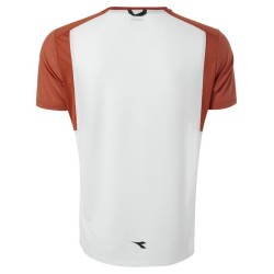 Men's T-shirt Diadora T-Shirt Clay - optical white/mecca orange