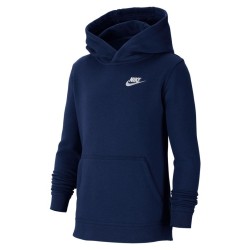 Boys' jumper Nike Sportswear Club PO Hoodie - midnight navy/white
