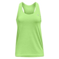 Women's top Under Armour Womens UA Tech™ Twist Tank - quirky lime/metalic silver