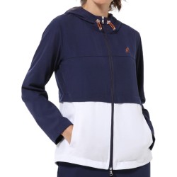 Women's jumper Australian Slam Jacket With Printed Hood - blu cosmo
