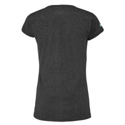 Women's T-shirt Babolat Exercise Flag Tee Woman - black heather