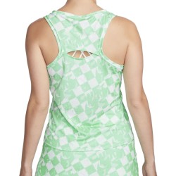 Women's top Nike Court Dri-Fit Fall Victory Tank - green glow/black