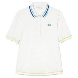 Women's polo T-shirt Lacoste Tennis Ultra-dry Pique Polo Shirt - white