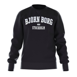 Men's Jumper Bj_rn Borg Essential Crew - black