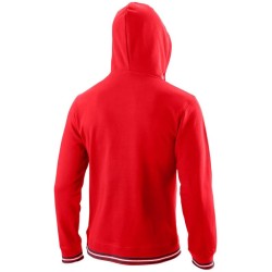 Men's Jumper Wilson Chi Script PO Hoody-Slimfit M - wilson red