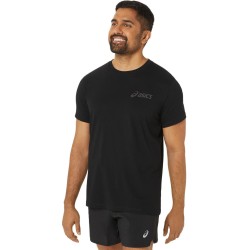Men's T-shirt Asics Chest Logo Short Sleeve T-Shirt - performance black/graphite grey