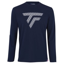 Men's long sleeve T-shirt Tecnifibre Training Tee Longsleeves - marine